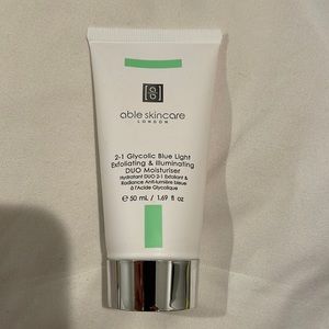 Able skincare London: 2-1 Glycolic Blue Light Exfoliating Duo Moisturizer